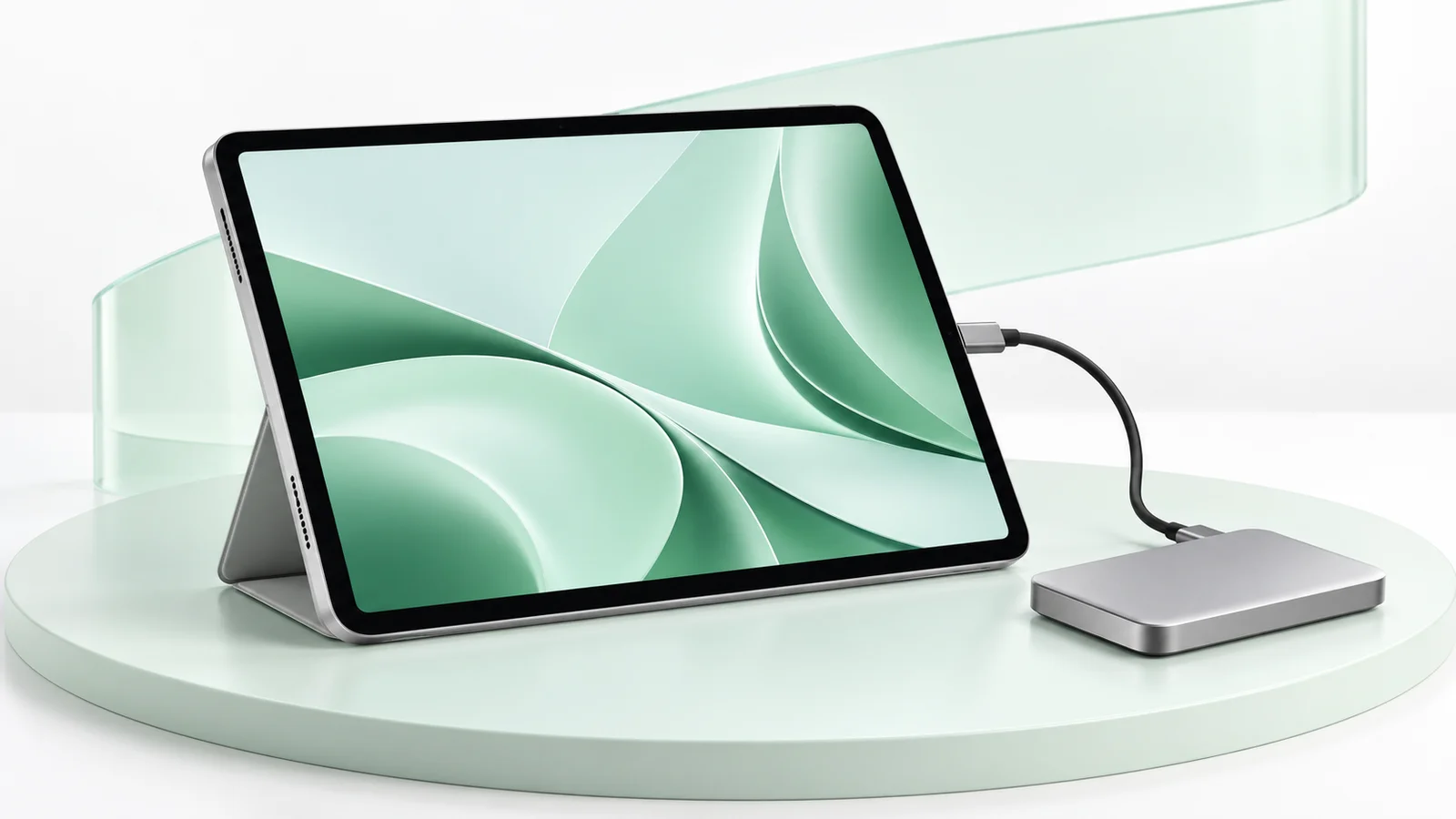 iPad Air M4: как открыть файлы с внешнего накопителя