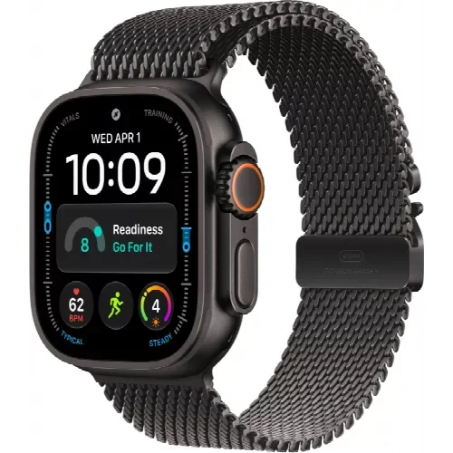Apple Watch Ultra 4 (Black, Milanese Black L)
