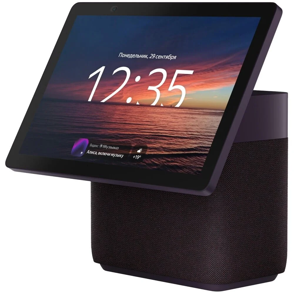 Умная колонка Яндекс Станция Дуо Макс с Алисой и Zigbee (Красный)