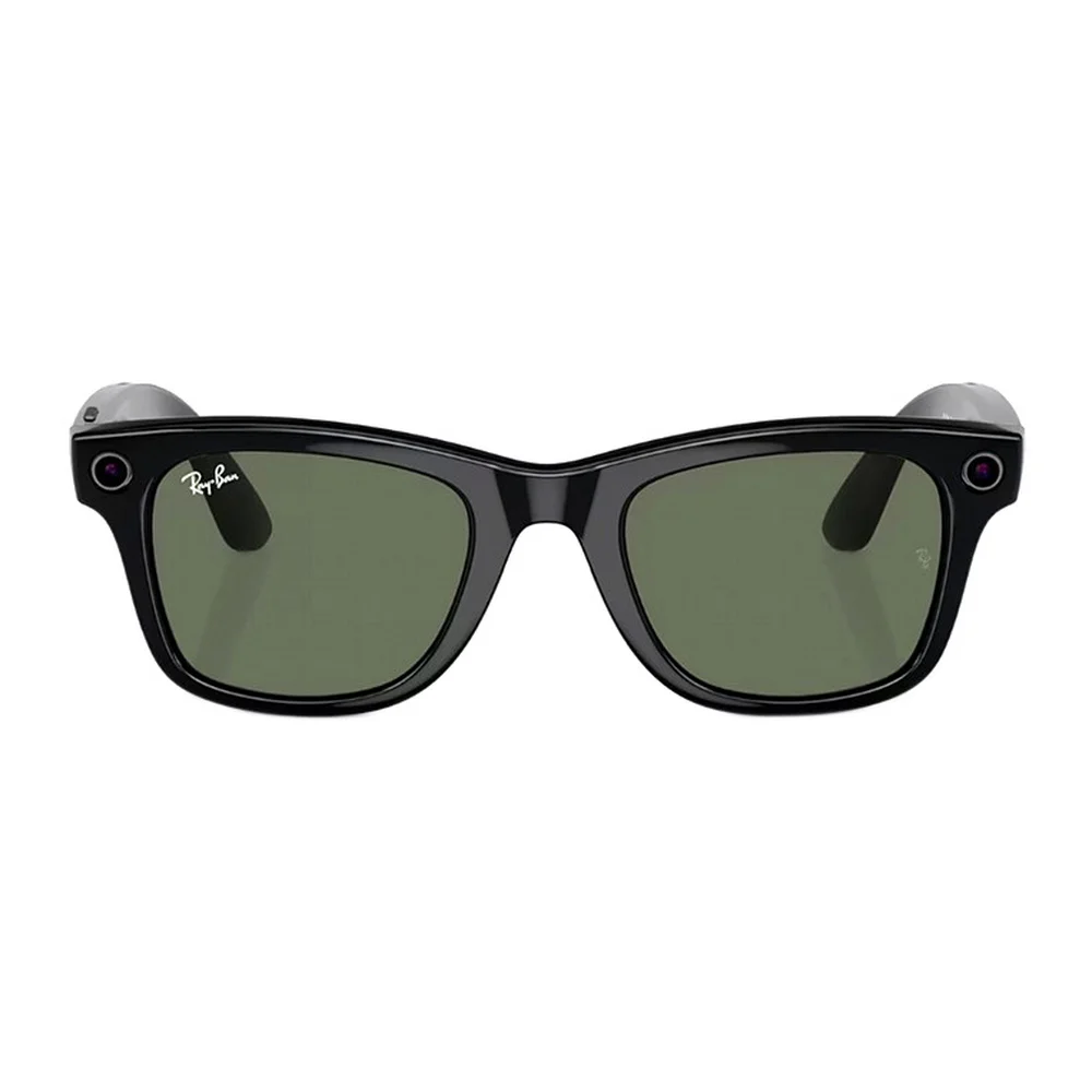 Очки RayBan Wayfarer (2, G15 Green, Shiny Black)