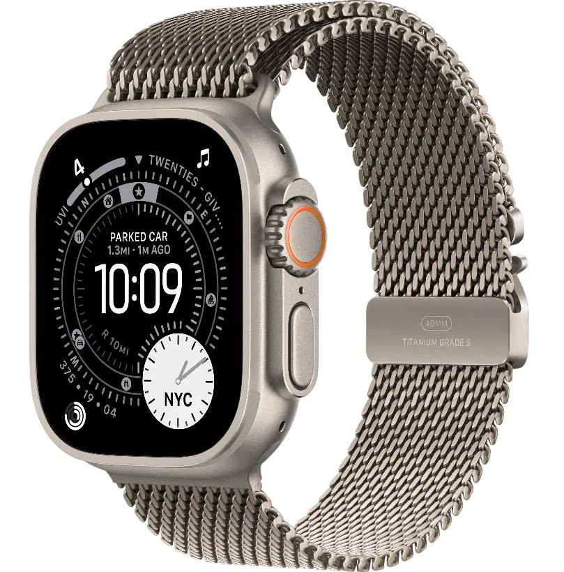 Apple Watch Ultra 4 (Natural, Milanese Natural L)